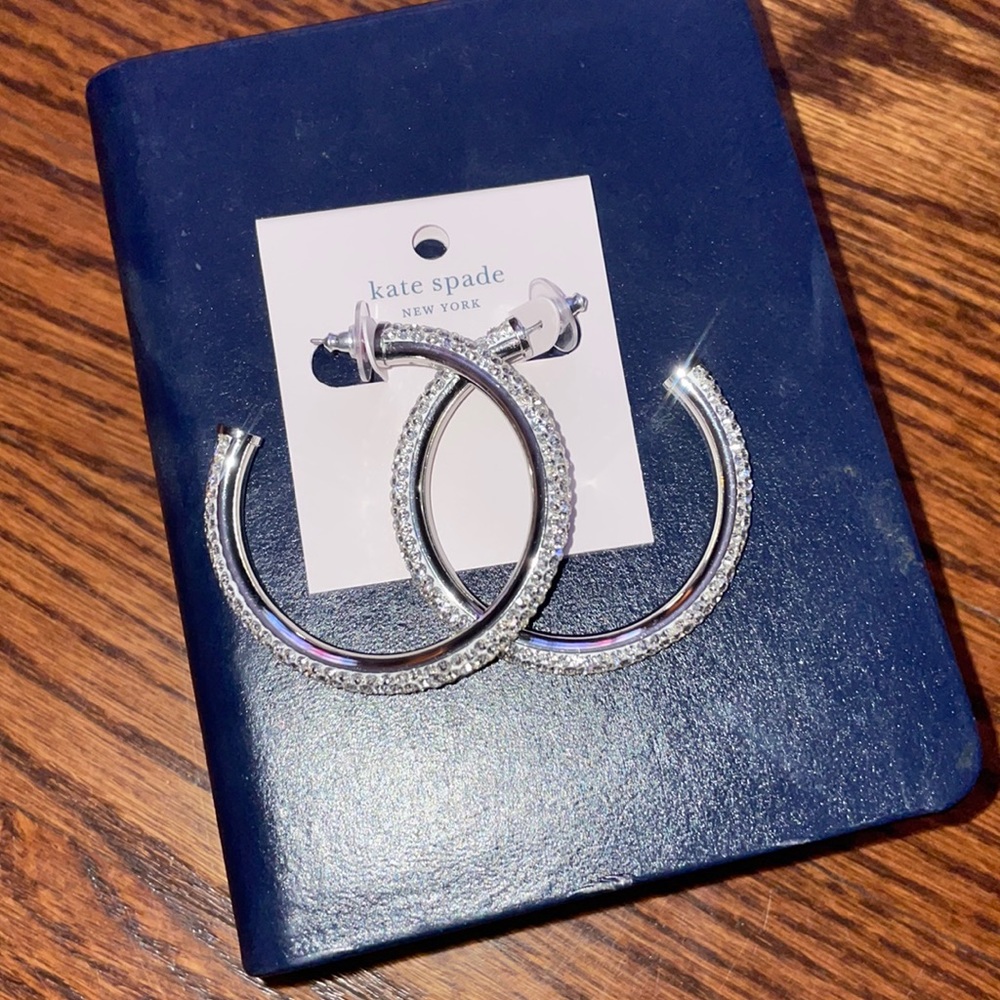 Kate Spade Silver Hoop Earrings
